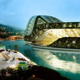 Illustration for article titled Architect Dreams Up Lilypad: Floating City Ark for Eco-Refugees